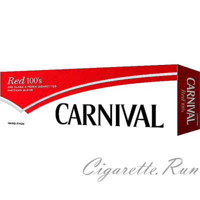 Carnival Red 100's Box