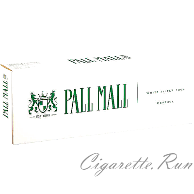 Pall Mall Menthol White Filter 100's Box
