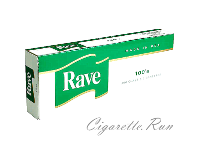 Rave Menthol Dark Green 100's Box